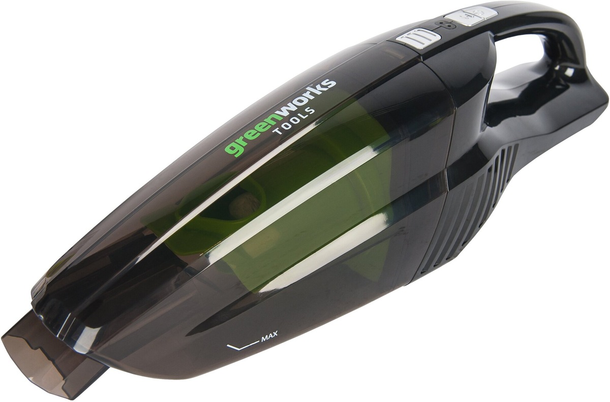 Пылесос ручной аккумуляторный Greenworks Арт. 1200407, 24V, без АКБ и ЗУ 