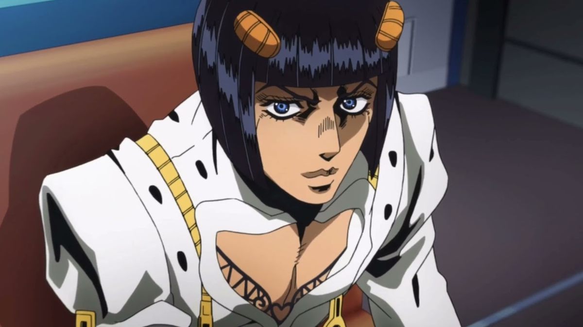 Фрагмент из аниме "Невероятные приключения ДжоДжо: Золотой ветер" ("JoJo's Bizarre Adventure: Golden Wind") Бруно Буччеллати 2018-2019