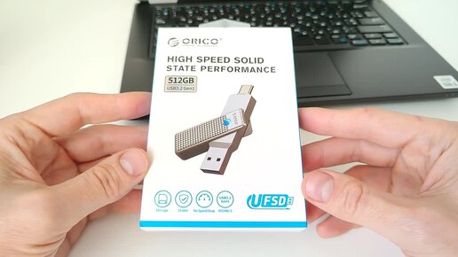 Супер быстрая флешка ORICO USB 3.2 Type-C 512Gb обзор