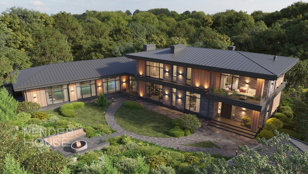 Проект УСПЕНСКОЕ, Render House
