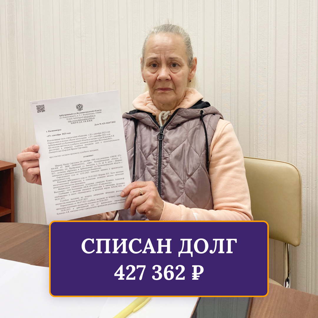 Списанный долг