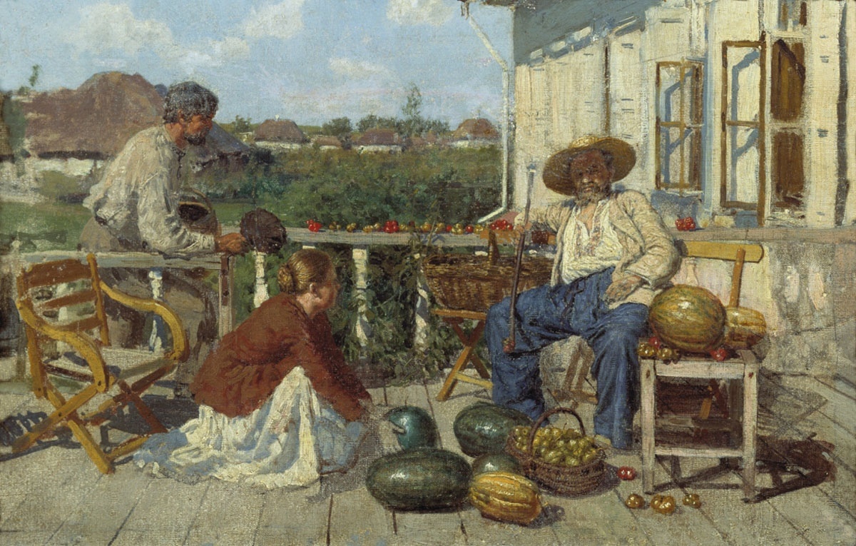 У себя на хуторе, К. Савицкий