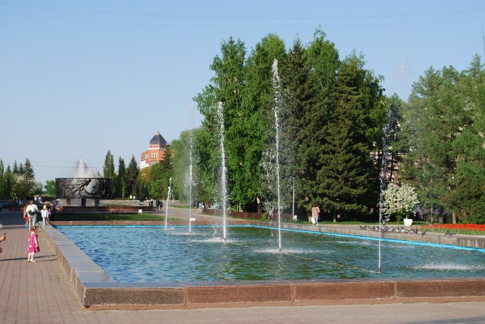    Фонтан. Барнаул . Источник: Елизавета Жаринова/"Толк"