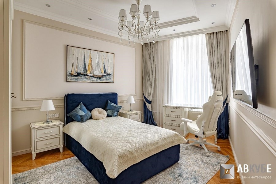 В детской много света и простора. Фото после ремонта