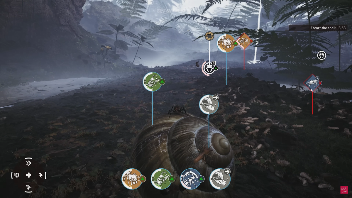 Надеюсь, улитка будет и в других миссиях, на ней наверняка будет прикольно передвигаться