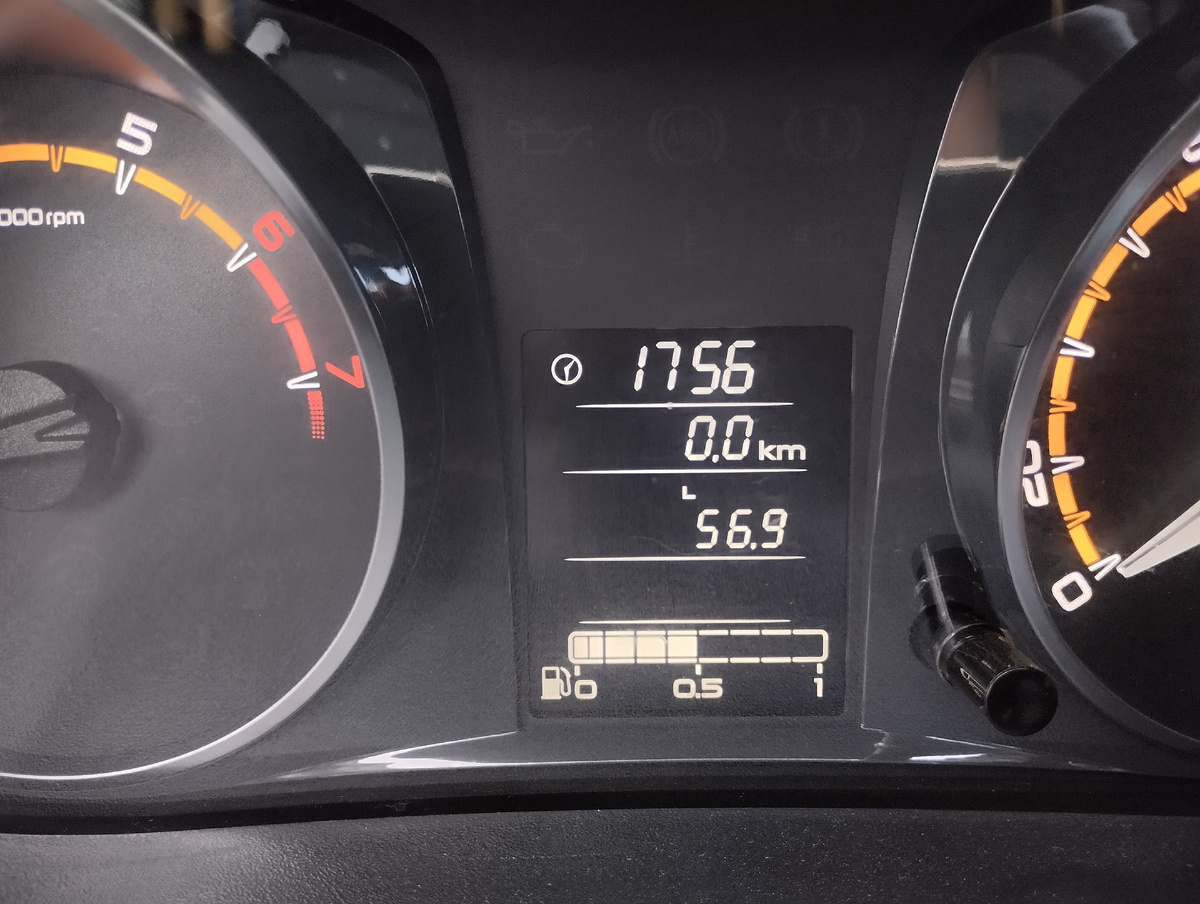 56,9 - текущий показатель уже использованных литров (на 999,9л обнулится, но нам столько и не надо)