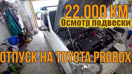 Toyota Probox NCP165 расстояния 22.000 км пройдено по Российским дорогам. Осмотр подвески.