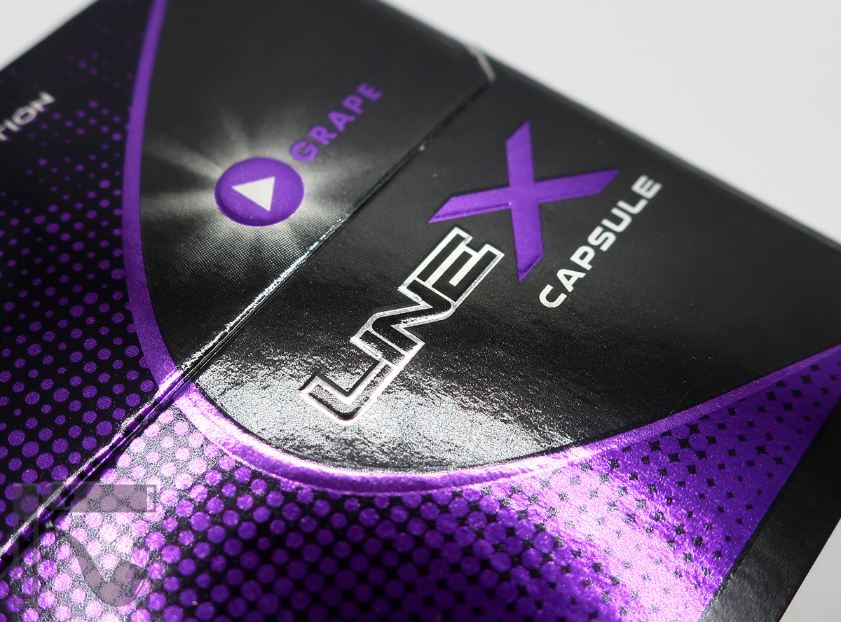 Сигареты Want Line X Click Grape. Фото: © канал "Уголок Курильщика"