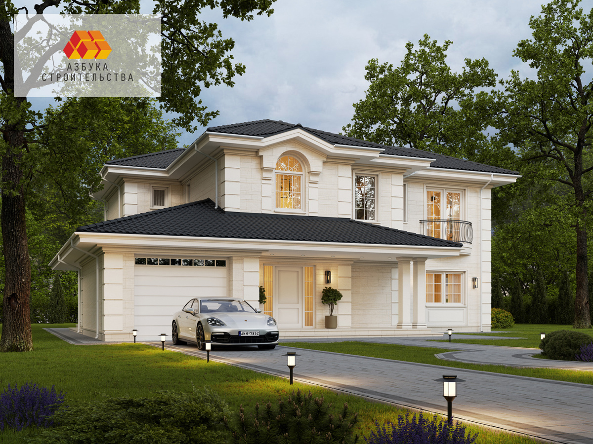 Проект АС-253. Главный фасад