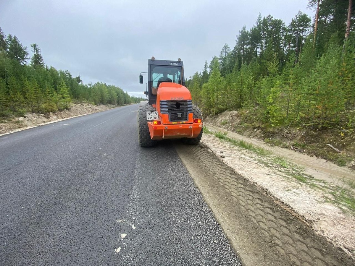    В Югре спустя два года завершается капитальный ремонт региональной трассы