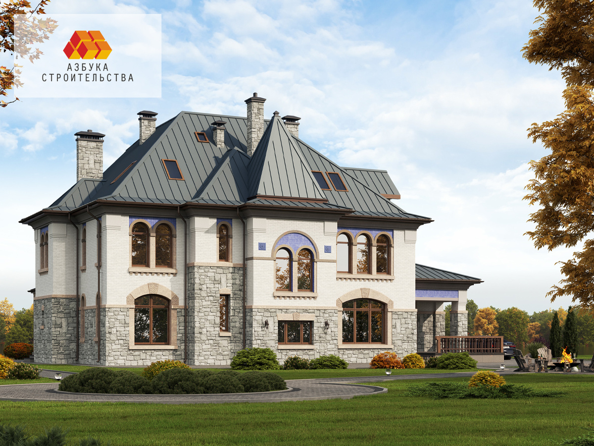 Проект АБ-319. Вид на дворовой фасад