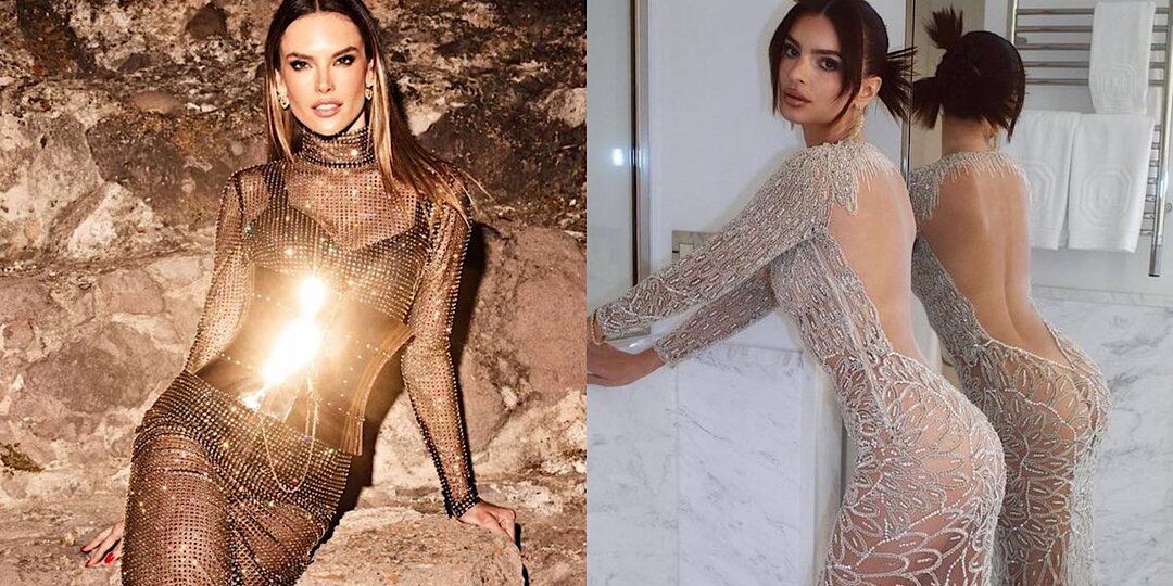 Эмили Ратаковски, Алессандра Амбросио и другие селебрити в прозрачных платьях