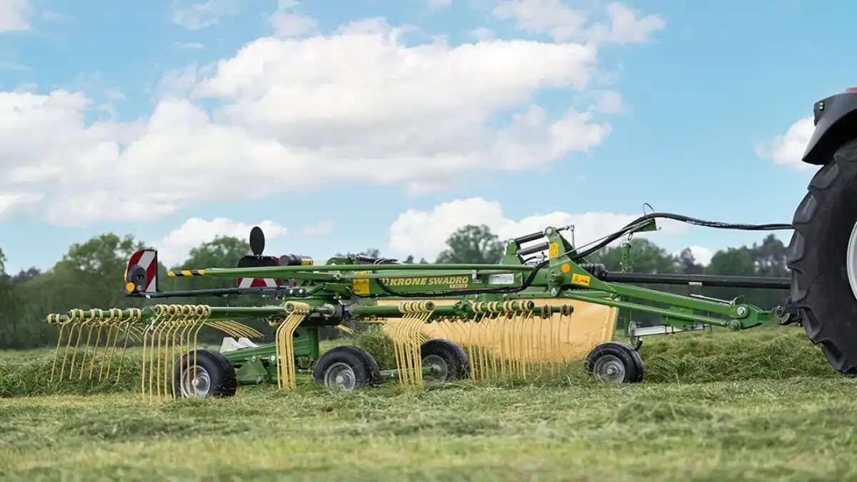Фото: krone-agriculture.com Новый валкообразователь Krone Swadro S 460 DB