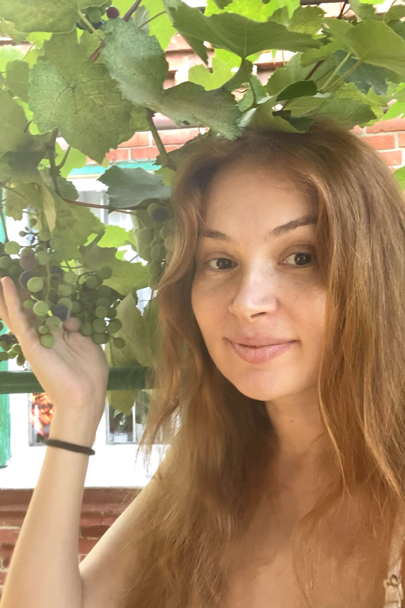 Виноград во дворе