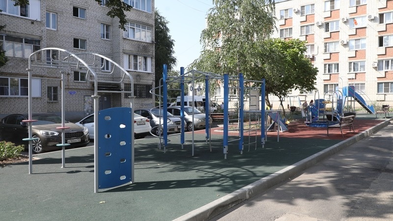    Благоустройство дворовых территорий Фото: Дмитрий Ахмадуллин / / ИА «Победа26»