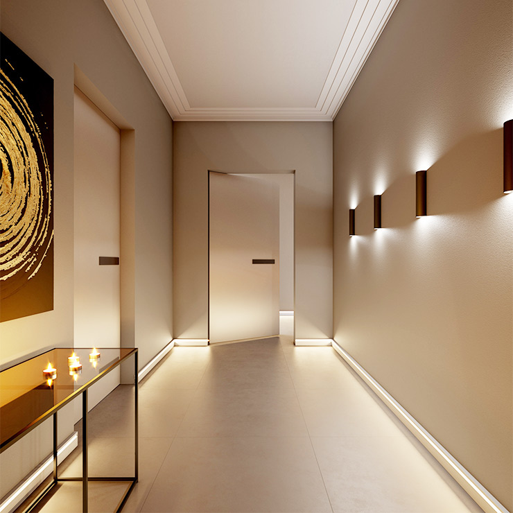    Светящийся плинтус здорово выглядит со стороны, но уже спустя пару недель эксплуатации выясняется, что такая деталь затрудняет регулярную уборкуАрхивы пресс-службы