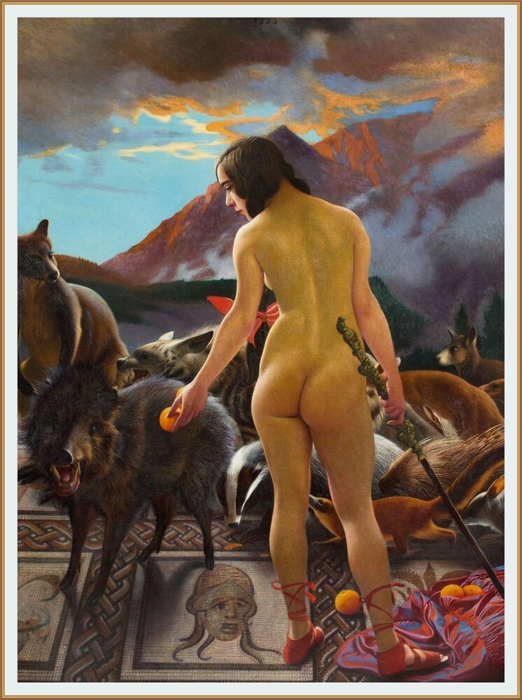 Картина художника  Рихарда Мюллера / Richard Müller под названием " Цирцея "