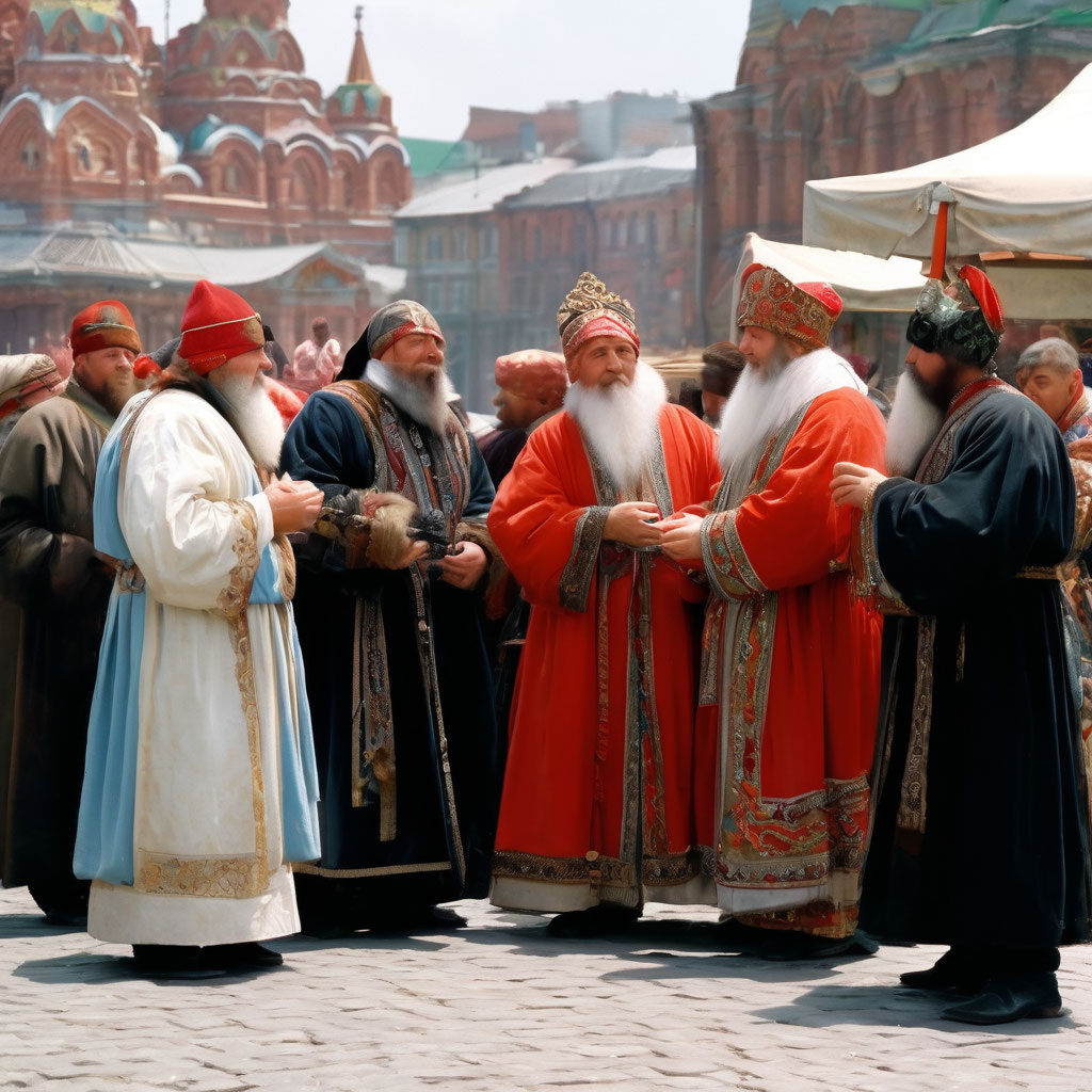 Русское Купечество глазами ИИ. 