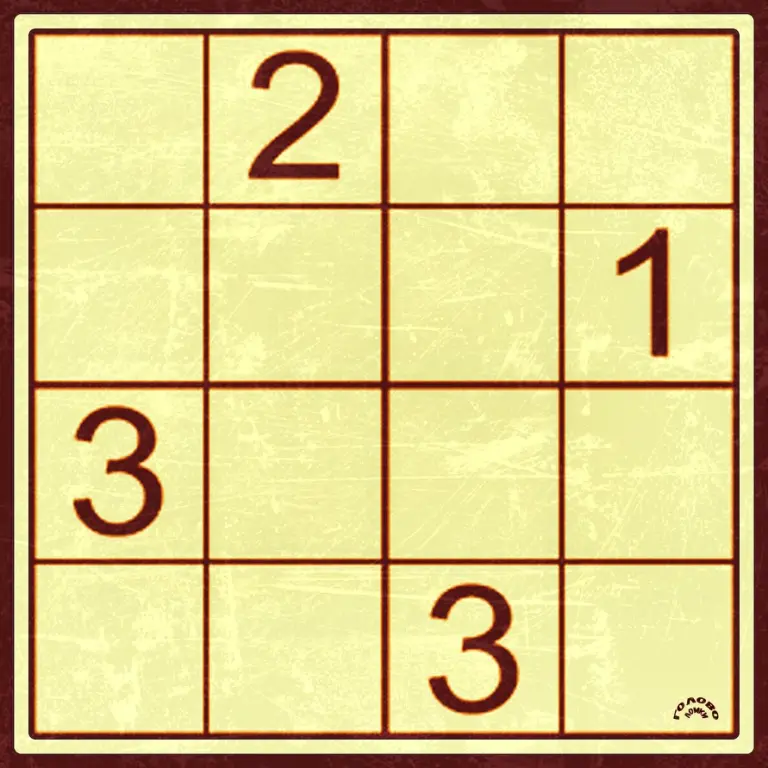 Задача - мини Судоку №4