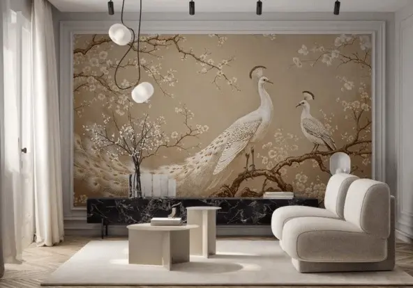 Фото интерьера в стиле шинуазри