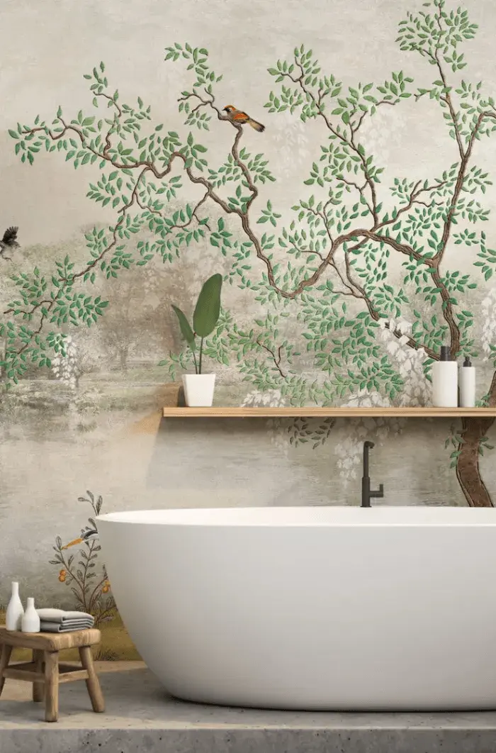 Пример использования живописи в интерьере