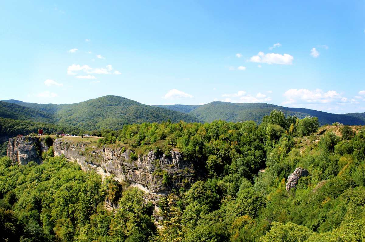 Вид на каньон Мишоко