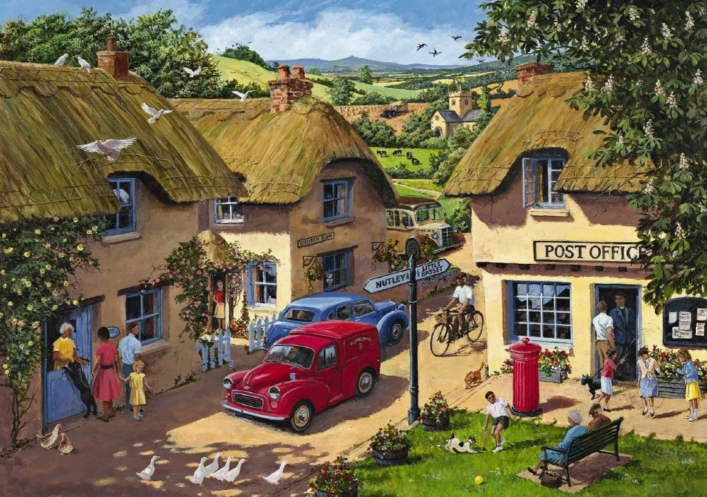Художник Стив Крисп. Английская деревня