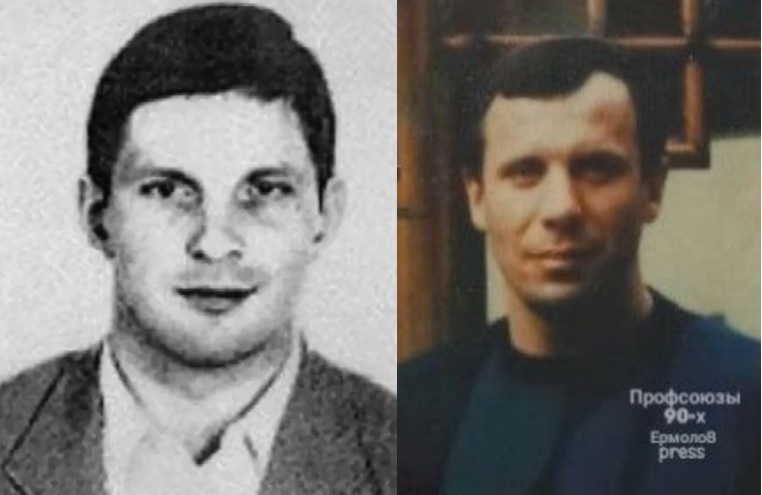 Слева Сергей Буторин в начале 90-х годов, справа - Сергей Тимофеев (Сильвестр), 1994 год.
