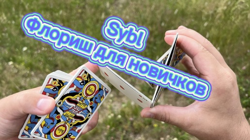 Трюк с игральными картами для новичков ( sybl cardistry tutorial )