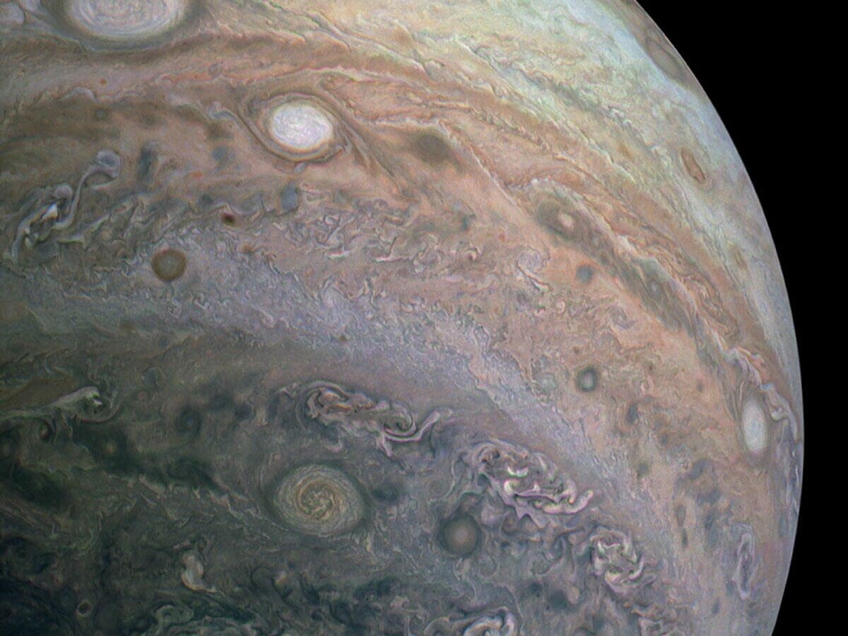    Южное полушарие Юпитера© NASA / JPL-Caltech/SwRI/MSSS