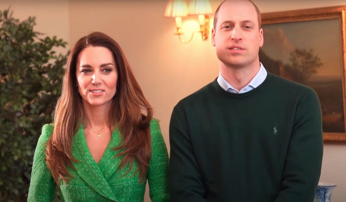    Кейт Миддлтон и принц Уильям. Кадр: YouTube