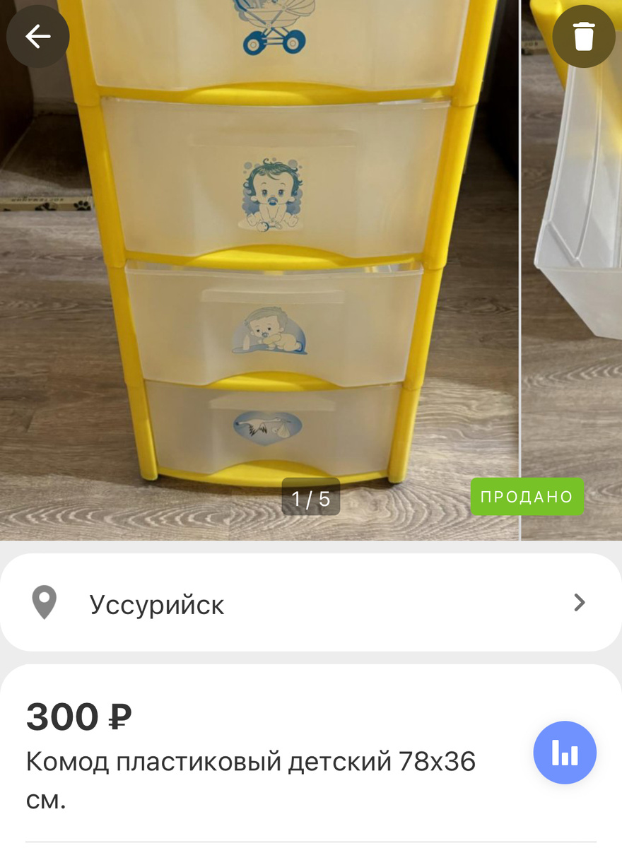 Комод 300 руб.