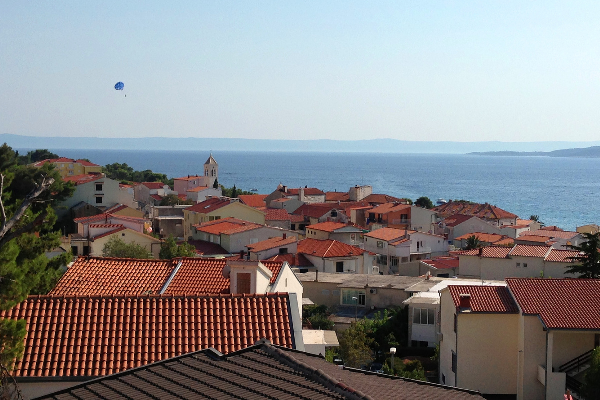 Вид из окна апартаментов.