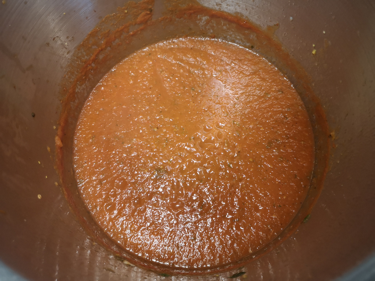 Смесь после блендера