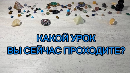 КАКОЙ УРОК ВЫ СЕЙЧАС ПРОХОДИТЕ?