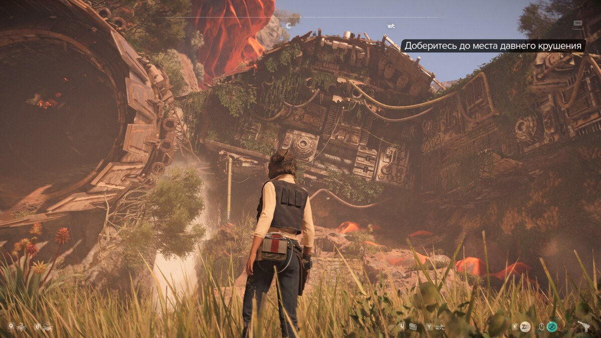 В игре можно встретить действительно красивые пейзажи, но сами планеты получились скучноватыми