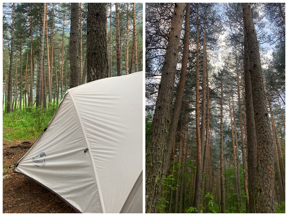 Это вечер четвёртого дня похода, 19 июня. Но начнём рассказ об этом дне с самого начала...