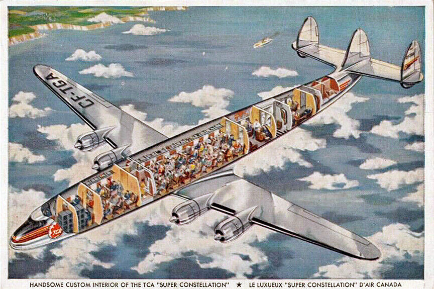 Компановка стандартного Lockheed Constellation 