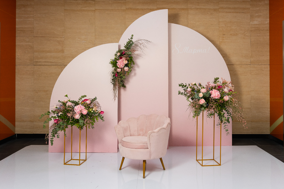 Фотозона к 8 марта от Me Decor