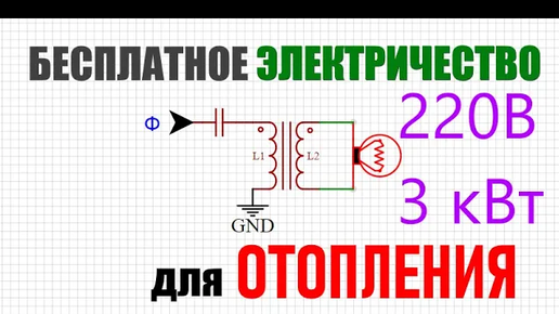 下载视频: Бесплатное электричество для отопления дома своими руками