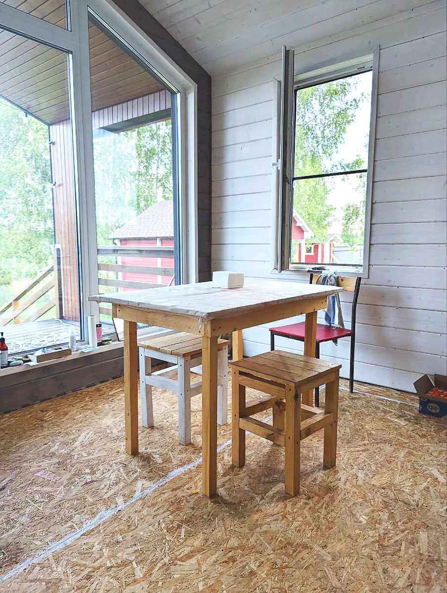 Обеденный стол своими руками