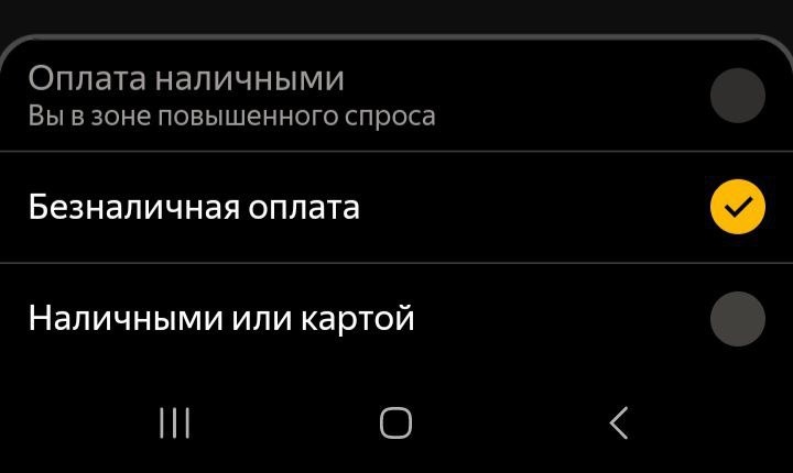 Проставляем "галочку" на безналичной оплате