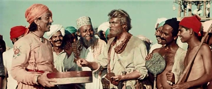 Кадр из фильма «Хождение за три моря (1958). В роли Афанасия Никитина Олег Стриженов