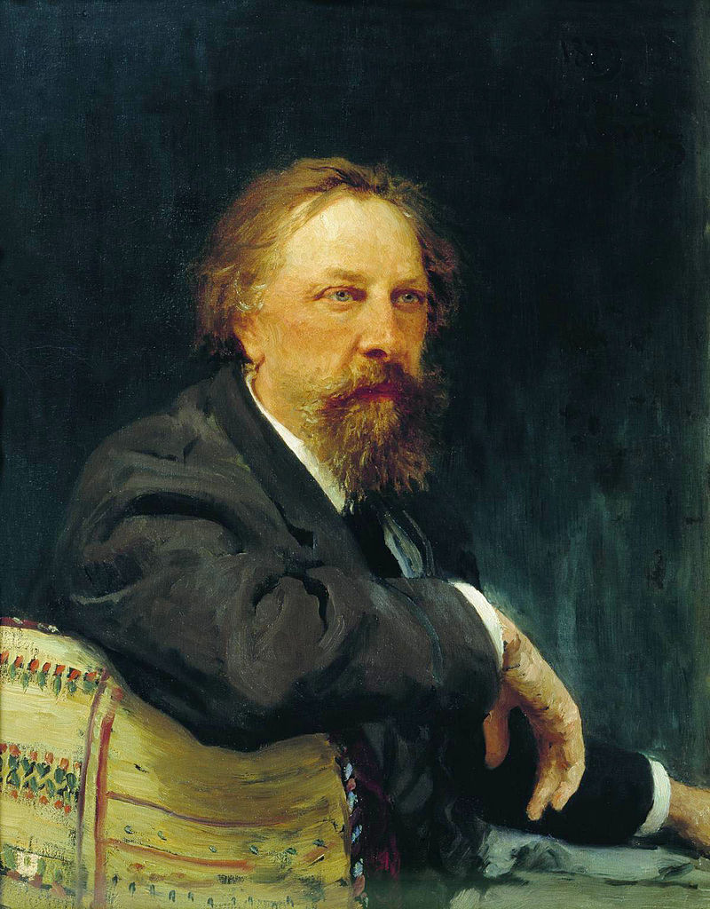 И. Е. Репин. Портрет графа А. К. Толстого. 1879
Википедия https://ru.wikipedia.org/wiki/Толстой,_Алексей_Константинович