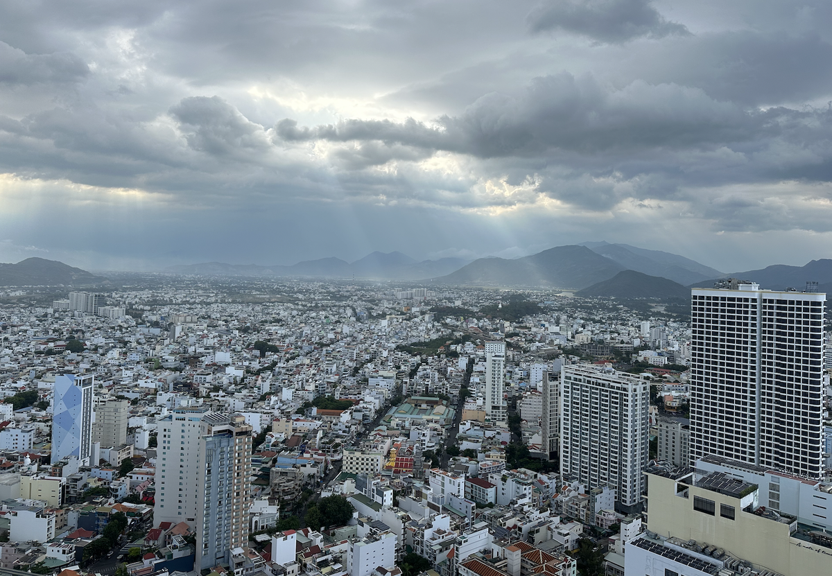Вид с крышы отеля Panorama Nha Trang Hotel