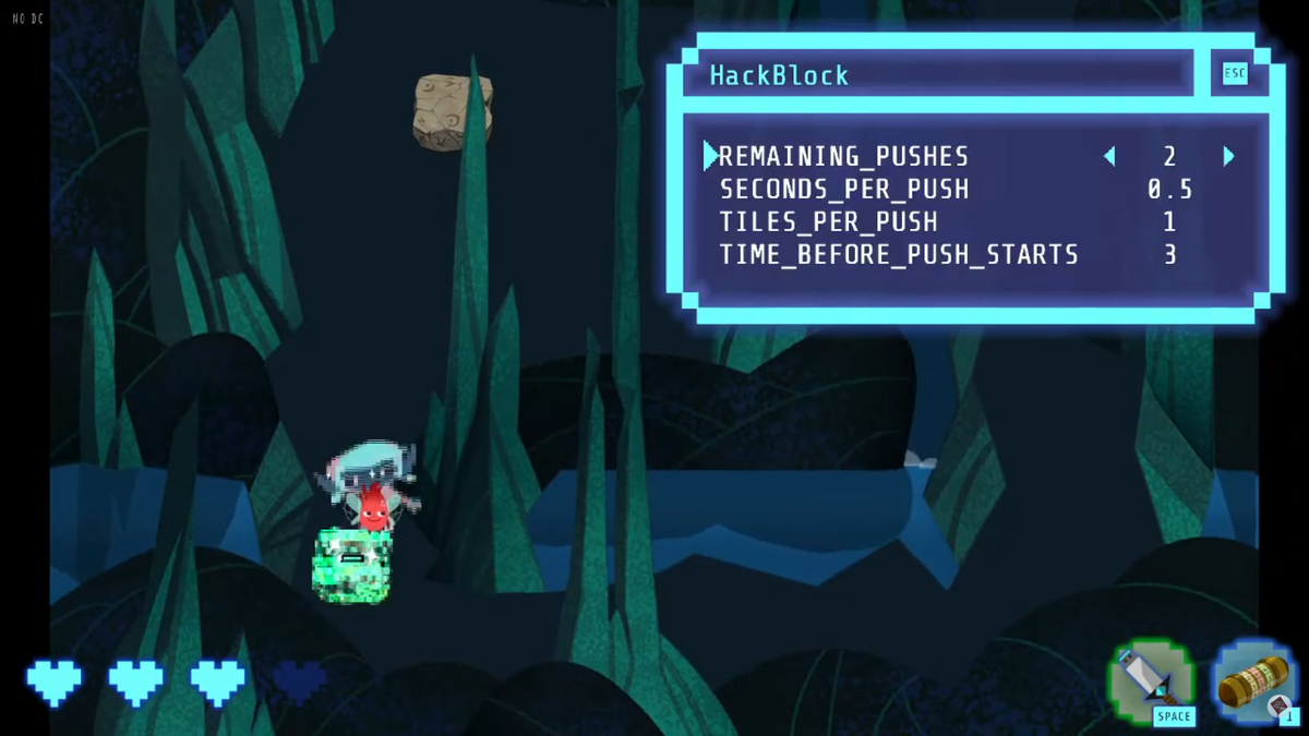 Hack and slash герой при помощи своего USB меча может перепрограммировать все вокруг