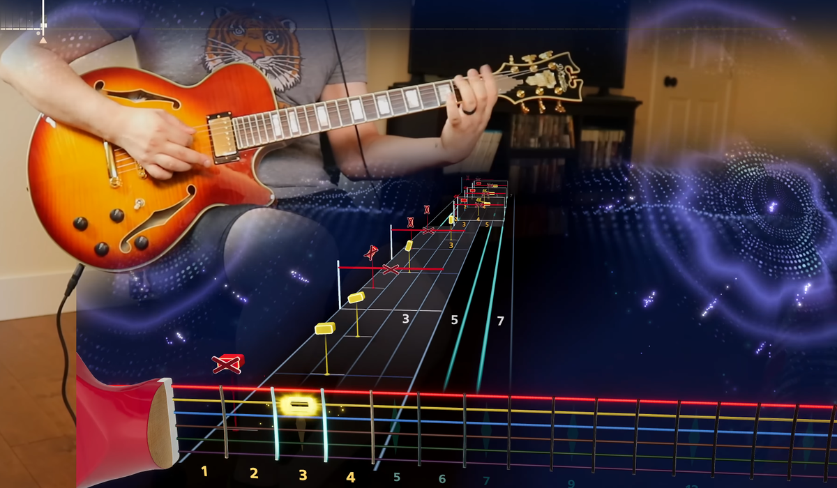 Игра Rocksmith это один из самых легких способов научиться играть на настоящей электрогитаре