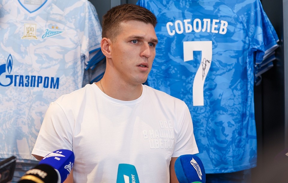    Александр Соболев. Фото: ФК "Зенит"