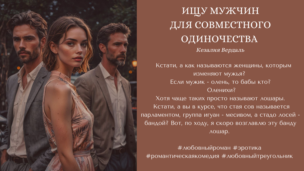 Ищу мужчин для совместного одиночества