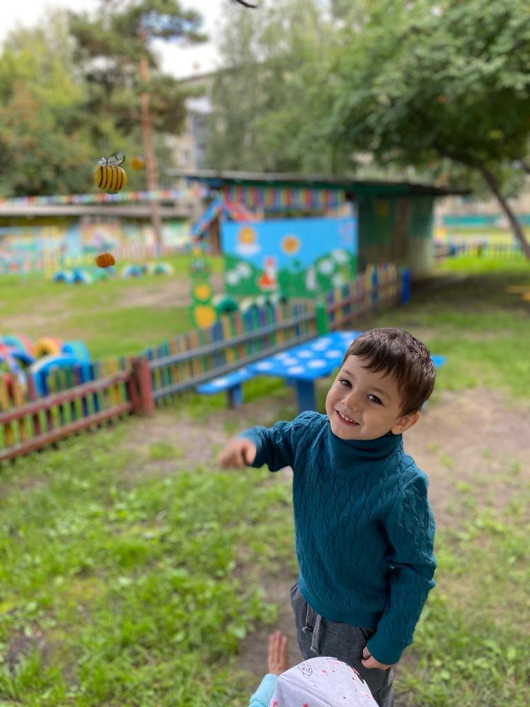 Платона на участке в садике